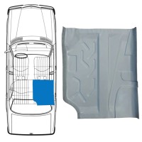 Painel de reparação do assoalho dianteiro para Mercedes W123 1975-1985 / Direito 16048