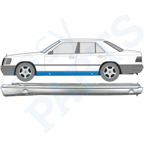 Soleira completa para Mercedes W124 1984-1996 / Esquerdo 6364