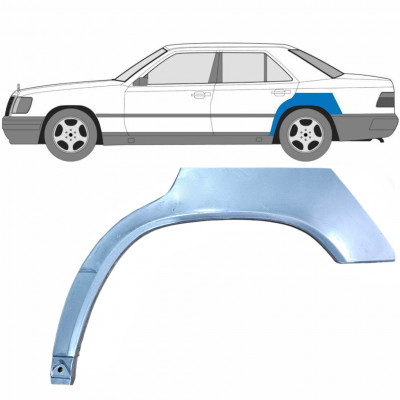 Painel de reparação do guarda-lamas traseiro para Mercedes W124 1984-1996 / Esquerdo 6759