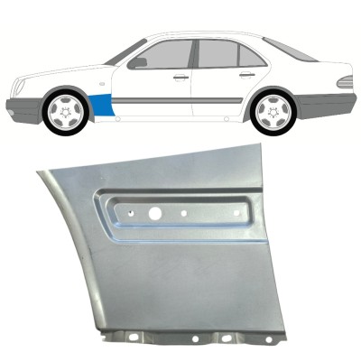 Painel de reparação do guarda-lamas dianteiro para Mercedes E-Class W210 1995-2003 / Esquerdo 14702