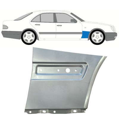 Painel de reparação do guarda-lamas dianteiro para Mercedes E-Class W210 1995-2003 / Direito 14701