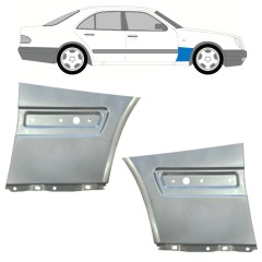 Painel de reparação do guarda-lamas dianteiro para Mercedes E-Class W210 1995-2003 / Esquerda+Direita / Conjunto 14703