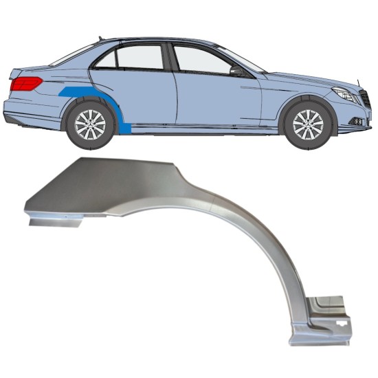 Painel de reparação do guarda-lamas traseiro para Mercedes-Benz E-Class W212 2009-2016 / Direito 14865 Painel de reparação do guarda-lamas traseiro para Mercedes-Benz E-Class W212 2009-2016 / Direito 14865