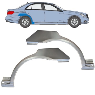 Painel de reparação do guarda-lamas traseiro para Mercedes-Benz E-Class W212 2009-2016 / Esquerda+Direita / Conjunto 14867