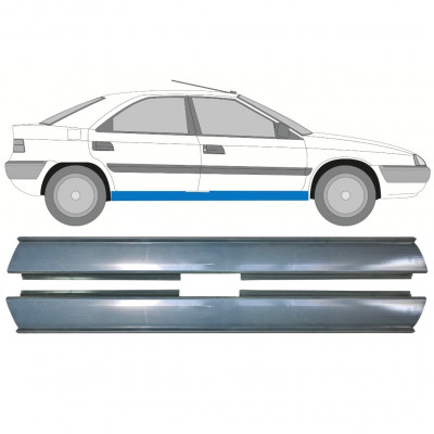 Painel de reparação da soleira para Citroen Xantia 1993-2001 / Esquerda+Direita / Conjunto 10576