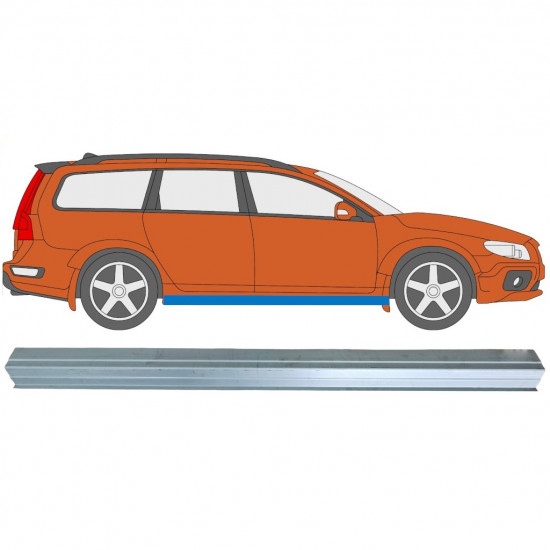 Painel de reparação da soleira para Volvo Xc70 2007-2016 / Esquerda = Direita (simétrico) 11486