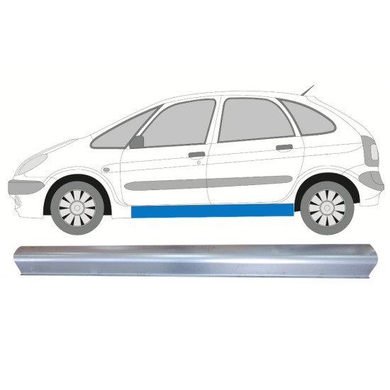 Painel de reparação da parte inferior da soleira para Citroen Xsara Picasso 1999-2012 / Esquerdo 16889