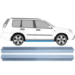 Painel de reparação da soleira para Nissan X-Trail 2001-2007 / Esquerda+Direita / Conjunto 11947