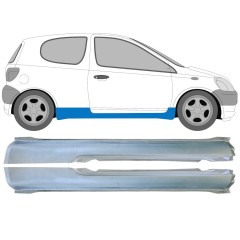 Soleira completa para Toyota Yaris 1999-2005 / Esquerda+Direita / Conjunto 9214