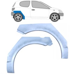 Painel de reparação do guarda-lamas traseiro para Toyota Yaris 1999-2005 / Esquerda+Direita / Conjunto 10400