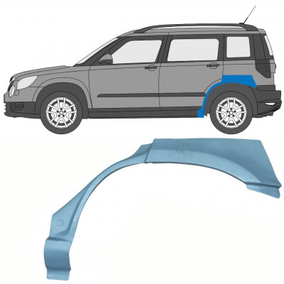 Painel de reparação do guarda-lamas traseiro para Skoda Yeti 2009- / Esquerdo 10705