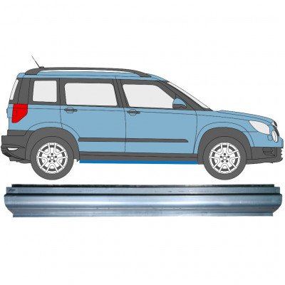 Painel de reparação da soleira para Skoda Yeti 2009- / Esquerda = Direita (simétrico) 7201