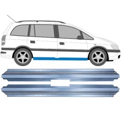 Painel de reparação da soleira para Opel Zafira A 1999-2005 / Esquerda = Direita (simétrico) / Conjunto 9714