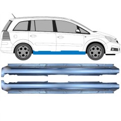 Soleira completa para Opel Zafira B 2005-2012 / Esquerda+Direita / Conjunto 10617
