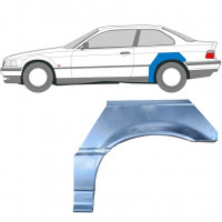 Painel de reparação do guarda-lamas traseiro para BMW E36 3 Cabrio 1990-2000 / Esquerdo / COUPE 6213