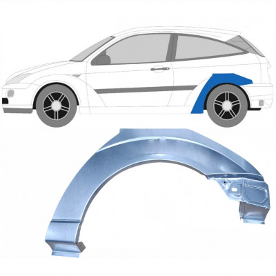 Painel de reparação do guarda-lamas traseiro para Ford Focus 1998-2007 / Esquerdo 6285