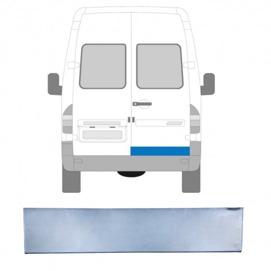 Painel de reparação das portas traseiras para Mercedes Sprinter 1995-2006 / Direito 5589