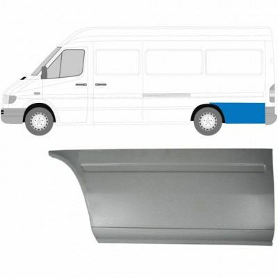 Painel de reparação da parte traseira do guarda-lamas traseiro para Mercedes Sprinter 1995- / LWB / Esquerdo 5307