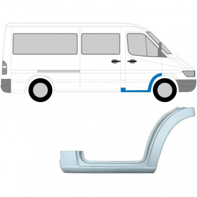 Painel de reparação do degrau dianteiro para Mercedes Sprinter 1995-2006 / Direito 5809