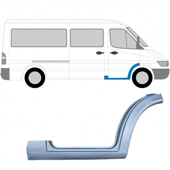 Painel de reparação do degrau dianteiro para Mercedes Sprinter 1995-2006 / Direito 5809