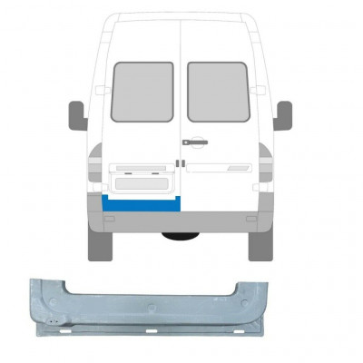 Painel de reparação das portas traseiras para Mercedes Sprinter 1995-2006 / Esquerdo 5581