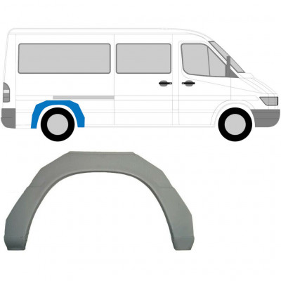 Painel de reparação do guarda-lamas traseiro para Mercedes Sprinter 1995-2006 / Esquerda = Direita (simétrico) 5205