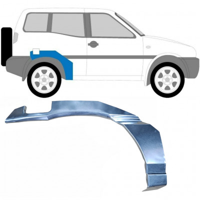 Painel de reparação do guarda-lamas traseiro para Nissan Terrano 1993-1999 / Direito 6346