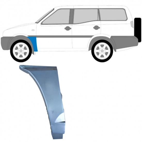 Painel de reparação do guarda-lamas dianteiro para Nissan Terrano 1993-1999 / Esquerdo 6352