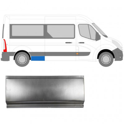 Painel de reparação do guarda-lamas traseiro para Renault Master 2010- / Direito 8367