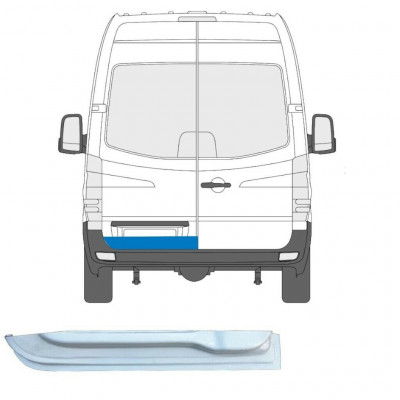 Painel de reparação das portas traseiras para Mercedes Sprinter 2006- / Esquerdo 5680