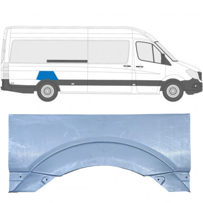 Painel de reparação do guarda-lamas traseiro para Mercedes Sprinter 2006- / Direito 5683