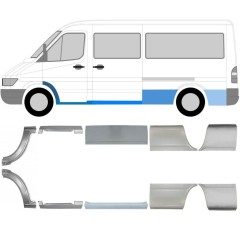 Kit de reparos para Mercedes Sprinter 1995-2006 / Esquerda+Direita / 5717