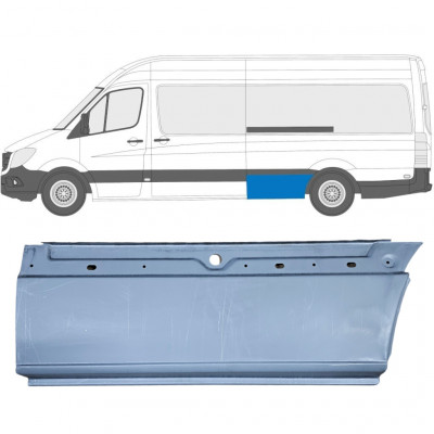 Painel de reparação do guarda-lamas traseiro para Mercedes Sprinter 2006- / LWB / XLWB / Esquerdo 5721