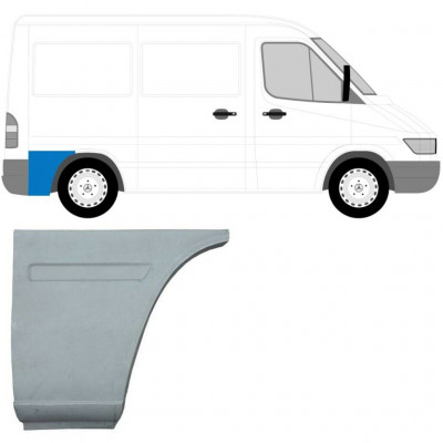 Painel de reparação da parte traseira do guarda-lamas traseiro para Mercedes Sprinter 1995- / SWB / Direito 5585