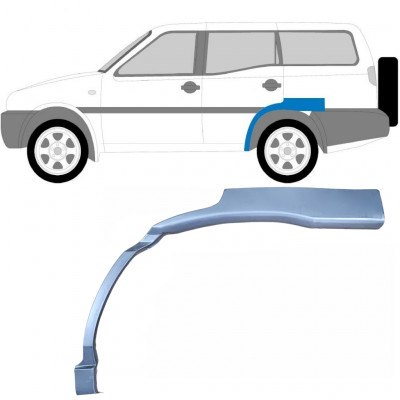 Painel de reparação do guarda-lamas traseiro para Nissan Terrano 1993-1999 / Esquerdo 6252