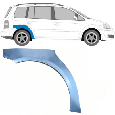 Painel de reparação do guarda-lamas traseiro para VW Touran 2003-2015 / Direito 5107